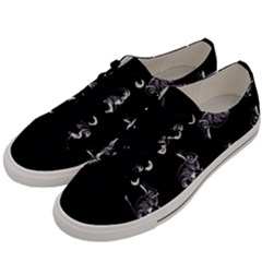 Rabbit Pattern Men s Low Top Canvas Sneakers by Valentinaart