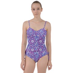 Cracked Oriental Ornate Pattern Sweetheart Tankini Set by dflcprints