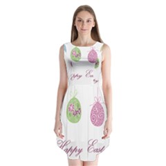 Easter Eggs Sleeveless Chiffon Dress   by Valentinaart