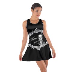 Edgar Allan Poe  - Never More Cotton Racerback Dress by Valentinaart