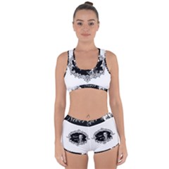 Edgar Allan Poe  - Never More Racerback Boyleg Bikini Set by Valentinaart