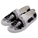 Edgar Allan Poe  - Never More Men s Canvas Slip Ons View2