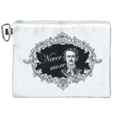 Edgar Allan Poe  - Never More Canvas Cosmetic Bag (xxl) by Valentinaart