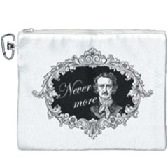 Edgar Allan Poe  - Never More Canvas Cosmetic Bag (xxxl) by Valentinaart