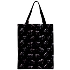 Elephant Pattern Zipper Classic Tote Bag by Valentinaart