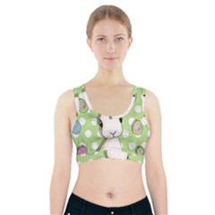 Easter Bunny  Sports Bra With Pocket by Valentinaart