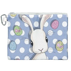 Easter Bunny  Canvas Cosmetic Bag (xxl) by Valentinaart