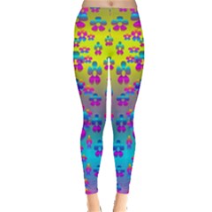 Flowers In The Most Beautiful Sunshine Leggings 