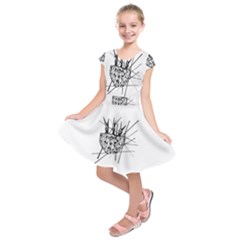 Bird Kids  Short Sleeve Dress by ValentinaDesign