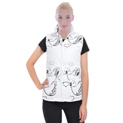 Bird Women s Button Up Vest by ValentinaDesign