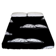 Turtle Fitted Sheet (queen Size) by ValentinaDesign