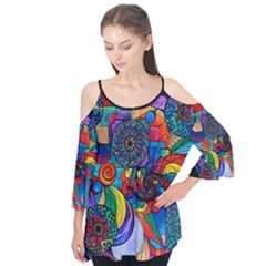 Self Exploration - Flutter Sleeve Tee 