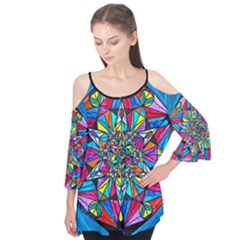 Namaste - Flutter Sleeve Tee 