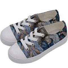 The Nobodies Kids  Low Top Canvas Sneakers