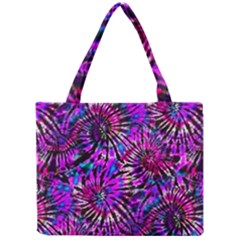 Purple Tie Dye Madness  Mini Tote Bag by KirstenStar