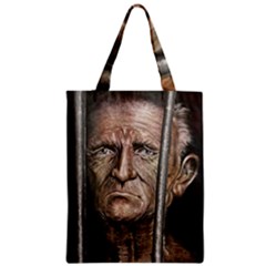 Old Man Imprisoned Zipper Classic Tote Bag