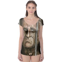 Old Man Imprisoned Boyleg Leotard 