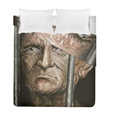 Old Man Imprisoned Duvet Cover Double Side (Full/ Double Size)