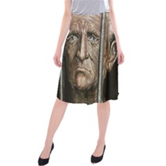 Old Man Imprisoned Midi Beach Skirt