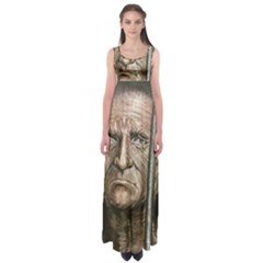 Old Man Imprisoned Empire Waist Maxi Dress by redmaidenart