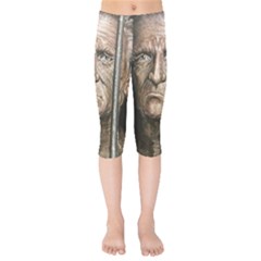 Old Man Imprisoned Kids  Capri Leggings 