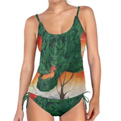 Skull Hedge Tankini Set by redmaidenart