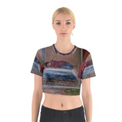 90 Degrees Cotton Crop Top by redmaidenart