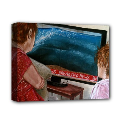 Breaking News Deluxe Canvas 14  X 11  by redmaidenart