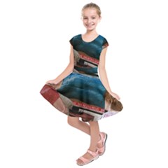 Breaking News Kids  Short Sleeve Dress by redmaidenart