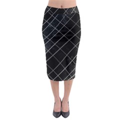 Black Scratch Midi Pencil Skirt by quinncafe82