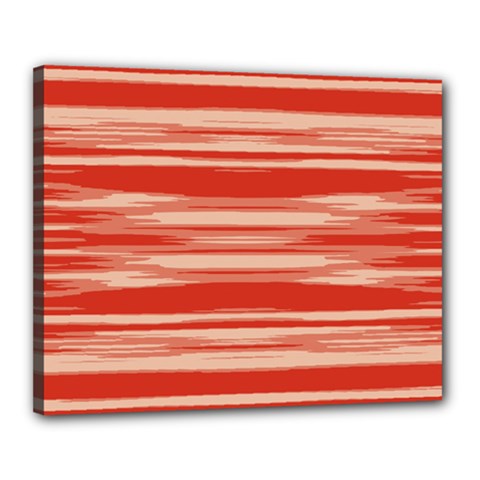 Abstract Linear Minimal Pattern Canvas 20  X 16  by dflcprints