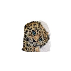 Jaguar Cub Drawstring Pouches (xs)  by ArtByThree