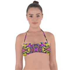 Pattern-807 Halter Bandeau Bikini Top by ArtworkByPatrick
