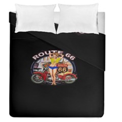 Route 66 Duvet Cover Double Side (queen Size) by ArtworkByPatrick