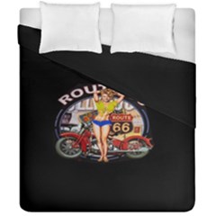 Route 66 Duvet Cover Double Side (california King Size) by ArtworkByPatrick