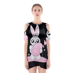 Easter Bunny  Shoulder Cutout One Piece by Valentinaart