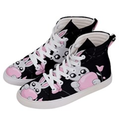 Easter Bunny  Women s Hi-top Skate Sneakers by Valentinaart