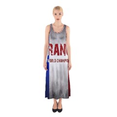 Football World Cup Sleeveless Maxi Dress