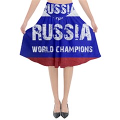 Football World Cup Flared Midi Skirt by Valentinaart