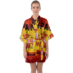Football World Cup Quarter Sleeve Kimono Robe by Valentinaart