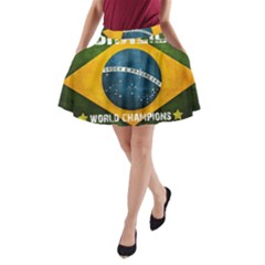 Football World Cup A-line Pocket Skirt by Valentinaart