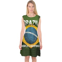 Football World Cup Capsleeve Midi Dress by Valentinaart