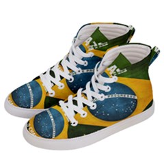 Football World Cup Women s Hi-top Skate Sneakers by Valentinaart