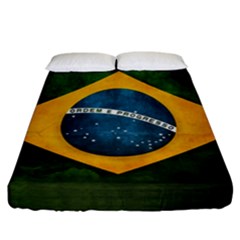 Football World Cup Fitted Sheet (california King Size) by Valentinaart