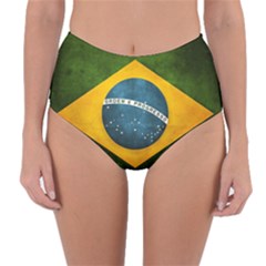 Football World Cup Reversible High-waist Bikini Bottoms by Valentinaart