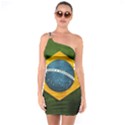 Football World Cup One Soulder Bodycon Dress View1