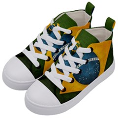 Football World Cup Kid s Mid-top Canvas Sneakers by Valentinaart