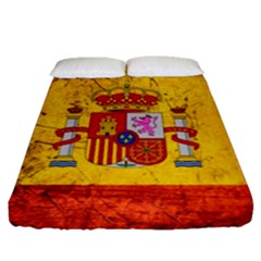 Football World Cup Fitted Sheet (queen Size) by Valentinaart