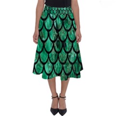 Mermaid Fish Scale Perfect Length Midi Skirt by quinncafe82