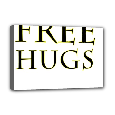 Freehugs Deluxe Canvas 18  X 12   by cypryanus